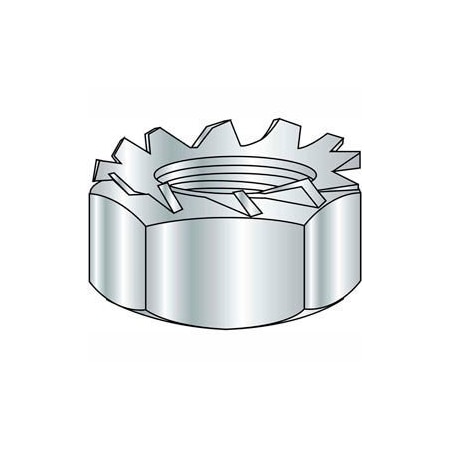 Titan Fasteners Lock Nut, #5-40, Steel, Class 8, Zinc Plated, 100 PK BCU55